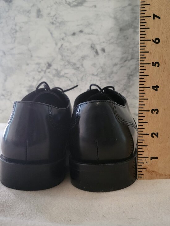 Size 10 Bostonian Black Captoe Mens Dress Shoes main image 7